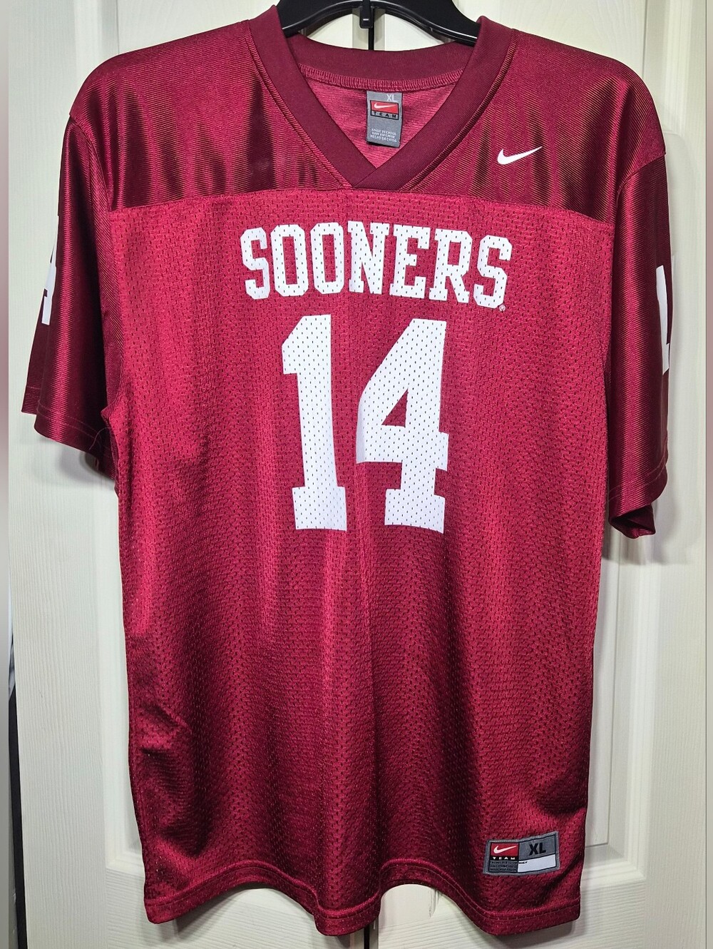 Youth NIKE Oklahoma Sooners Home Jersey Sz. XL